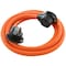 Ac Works STW Extension Cord, 10 AWG, Indoor/Outdoor, 10/3, 1 Outlets, TT-30R, Orange, Rubber, Nylon, TT-30P TT30PR-010F - alternate 1
